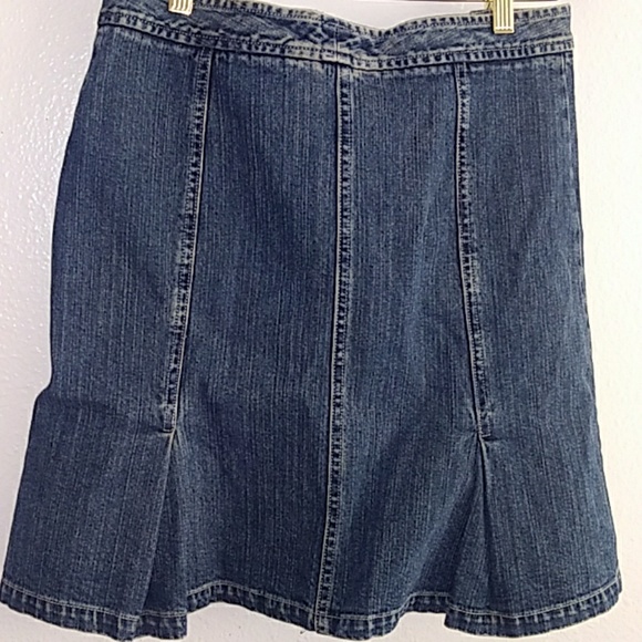 Denim plated Skirt - Picture 1 of 8